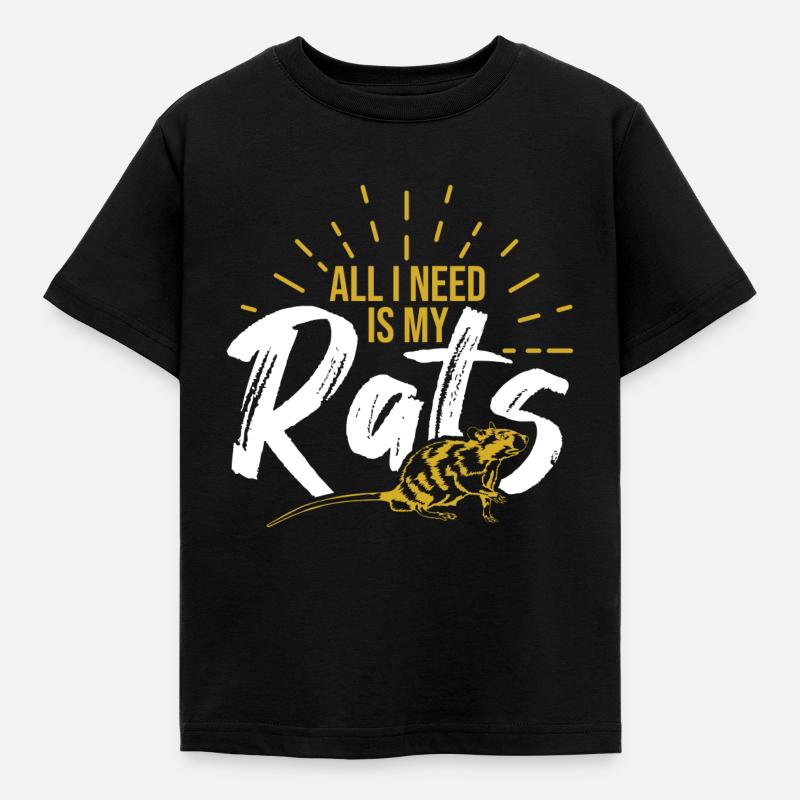 rat - T-shirt Enfant - noir