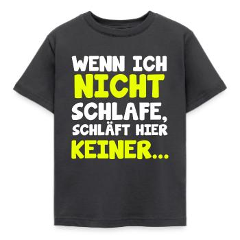 infant - Kids' T-Shirt - dark grey - Front - AI Model Kid Female (0cm)