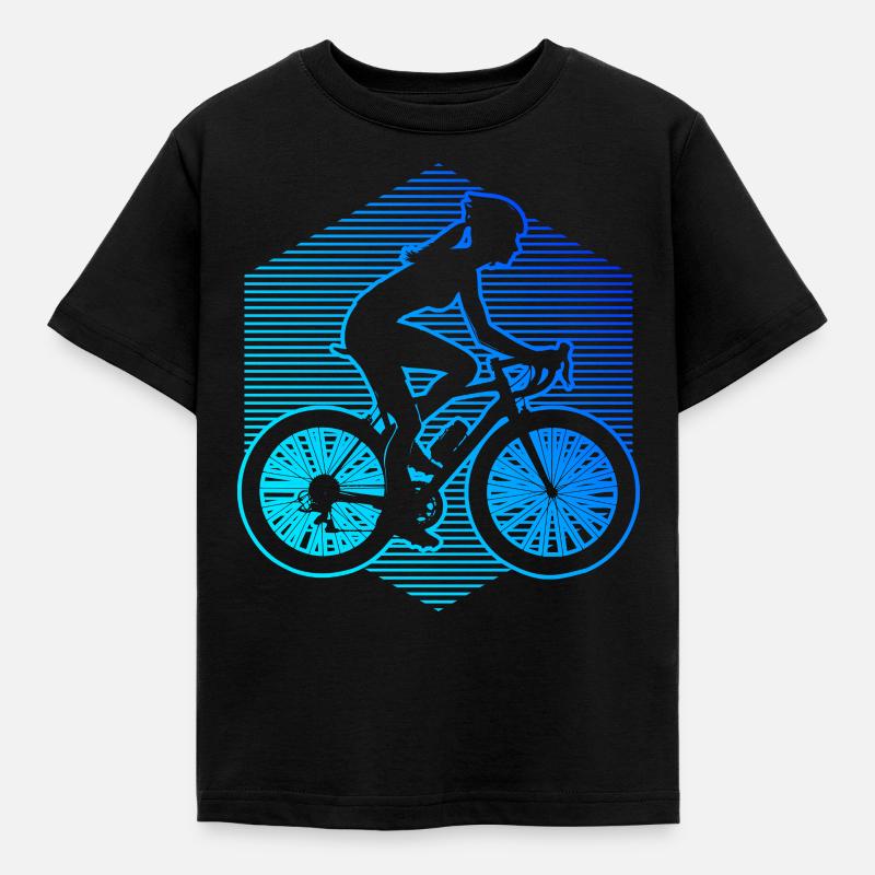 Cyclisme Cyclisme VTT Cyclisme - T-shirt Enfant - noir