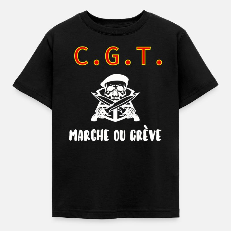 Cgt - T-shirt Enfant - noir