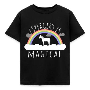Das Asperger-Syndrom ist magisch - Kinder T-Shirt - Schwarz - Vorne - AI Model Kid Female (0cm)