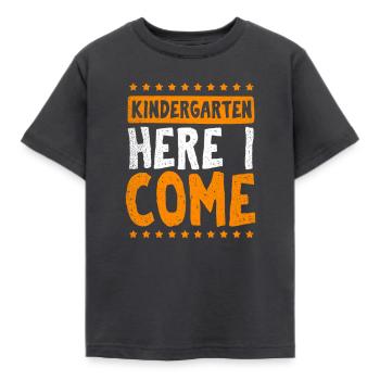Dagis ici je vais retourner cadeau - T-shirt Enfant - charbon - Devant - AI Model Kid Female (0cm)