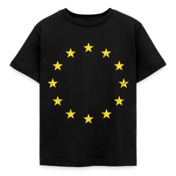 Jahrgang EU - Kinder T-Shirt - Schwarz - Vorne - AI Model Kid Female (0cm)