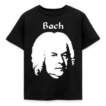 Bach - Kids' T-Shirt - black - Front - AI Model Kid Female (0cm)