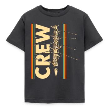 Team Rowers Rowers Rowing Gift - Kids' T-Shirt - dark grey - Front - AI Model Kid Female (0cm)