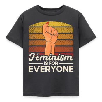 Rechte der Frauen Feministisch Ermächtigung Gesche - Kinder T-Shirt - Dunkelgrau - Vorne - AI Model Kid Female (0cm)