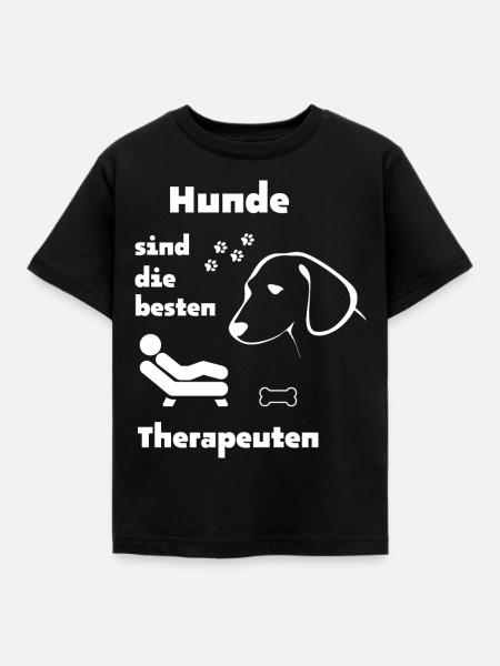 Hundespruch - Kinder T-Shirt - Schwarz