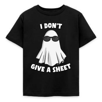 Ich gebe kein Blatt lustiges Halloween - Kinder T-Shirt - Schwarz - Vorne - AI Model Kid Female (0cm)