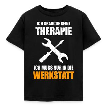 Werkstatt Heimwerker Handwerker - Kinder T-Shirt - Schwarz - Vorne - AI Model Kid Female (0cm)