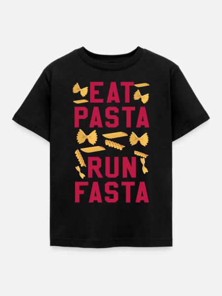 PASTA SHIRT - Kinder T-Shirt - Schwarz