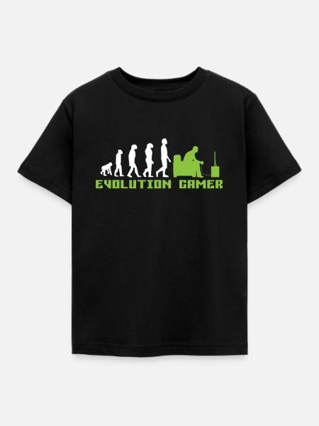 Gamer évolution - T-shirt Enfant - noir