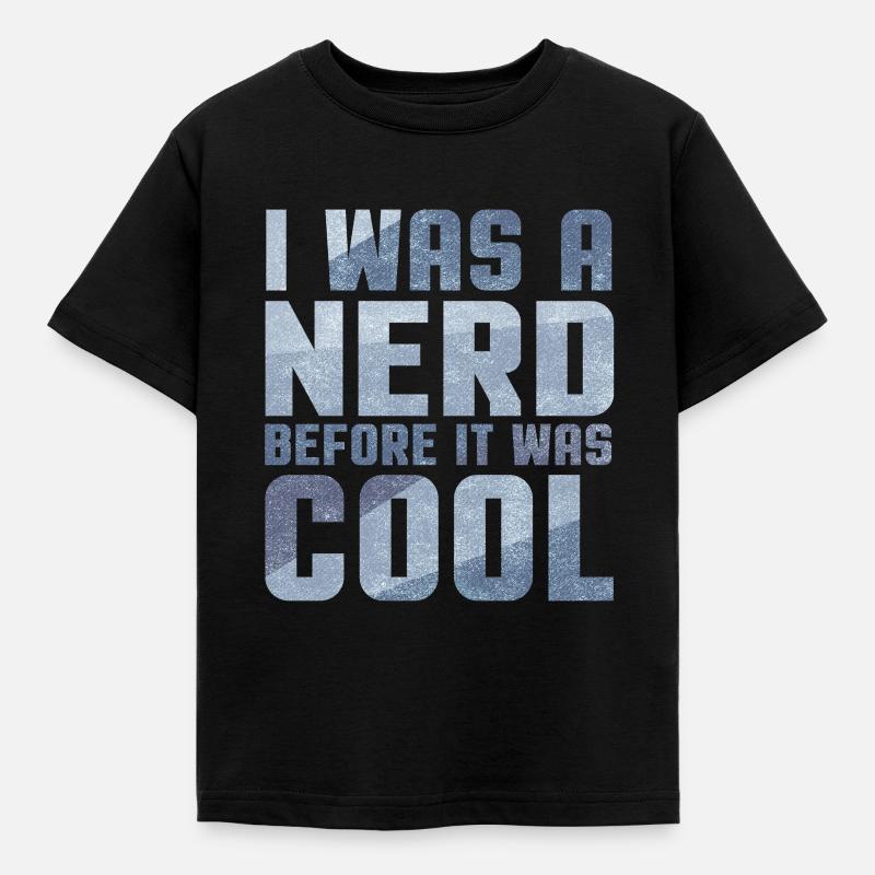Nerd - Kinder T-Shirt - Schwarz