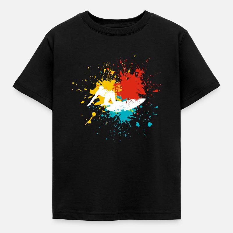 Surf surfer - T-shirt Enfant - noir