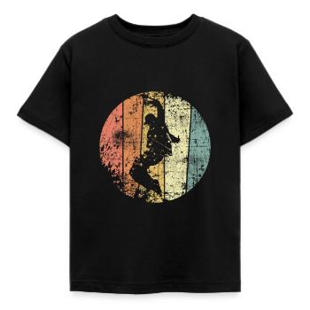Breakdancer vintage Hip-Hop - T-shirt Enfant - noir - Devant - AI Model Kid Female (0cm)