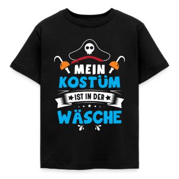 Mein Kostüm ist in der Wäsche - Kinder T-Shirt - Schwarz - Vorne - AI Model Kid Female (0cm)
