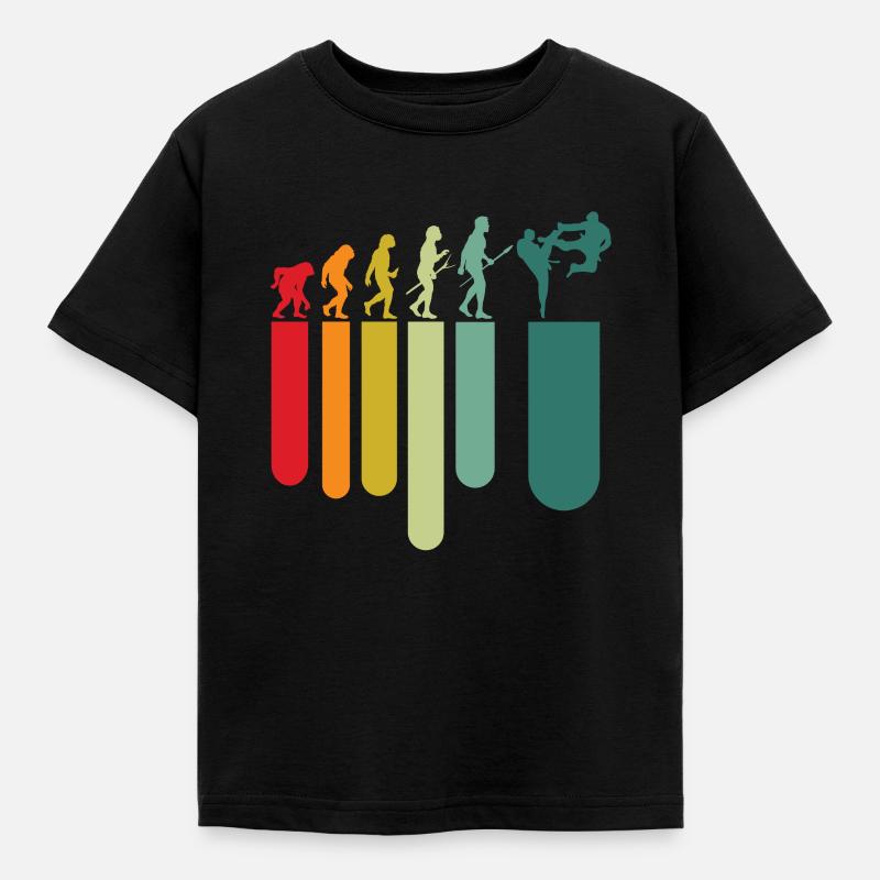 Évolution du karaté - T-shirt Enfant - noir