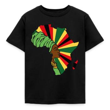 Zimbabwe Zim Simbabwe Afrika Flagge Black Heritage - Kinder T-Shirt - Schwarz - Vorne - AI Model Kid Female (0cm)