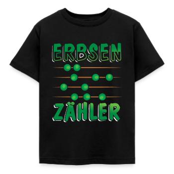 Erbsen Zähler - Kinder T-Shirt - Schwarz - Vorne - AI Model Kid Female (0cm)