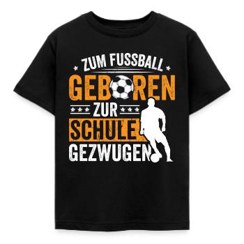 Fußball Fußball spielen Fußballer - Kinder T-Shirt - Schwarz - Vorne - AI Model Kid Female (0cm)