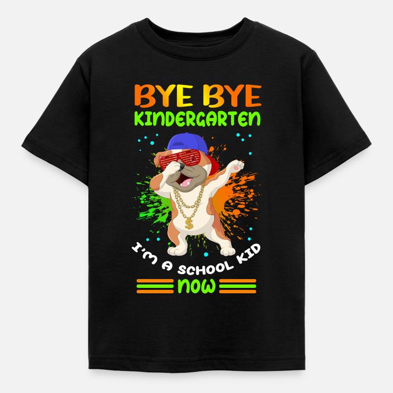 Einschulung Schulanfang Schule Schulkind Geschenk - Kinder T-Shirt - Schwarz