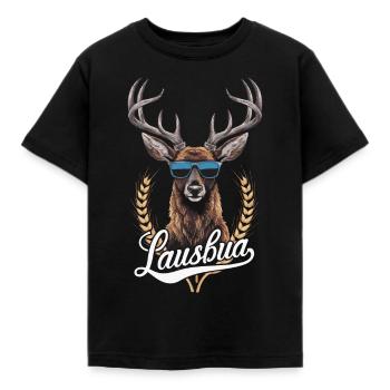 Freistaat Bayern Bayrisch - Kinder T-Shirt - Schwarz - Vorne - AI Model Kid Female (0cm)