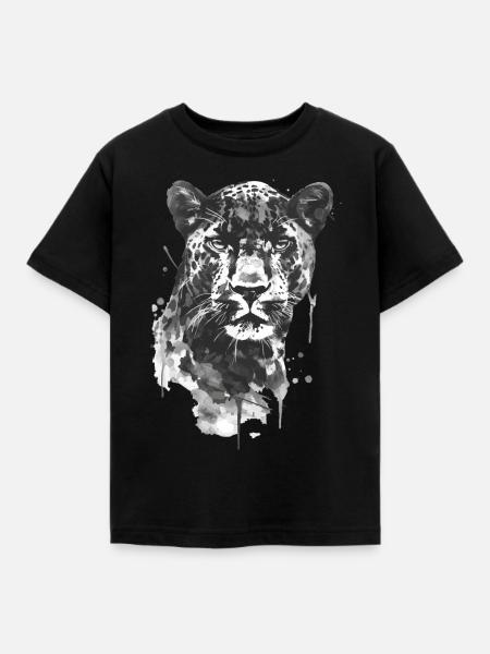 Panther - Kinder T-Shirt - Schwarz