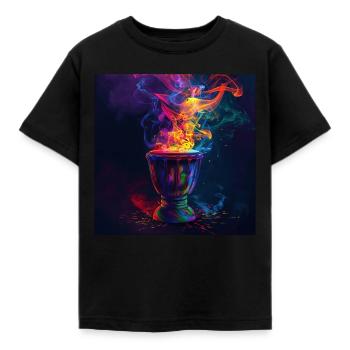 Percussion - T-shirt Enfant - noir - Devant - AI Model Kid Female (0cm)