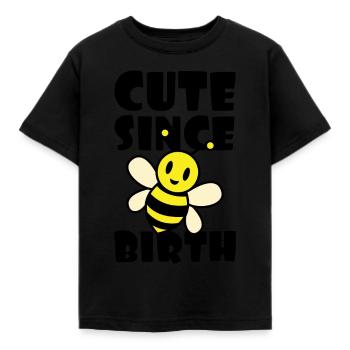 Demonstration Nachhaltig - Kinder T-Shirt - Schwarz - Vorne - AI Model Kid Female (0cm)