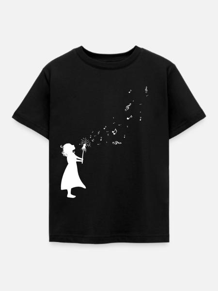 Partitions Pusteblume Musique et rêves - T-shirt Enfant - noir