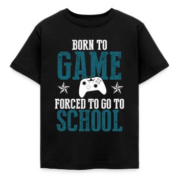 école gamer - T-shirt Enfant - noir - Devant - AI Model Kid Female (0cm)