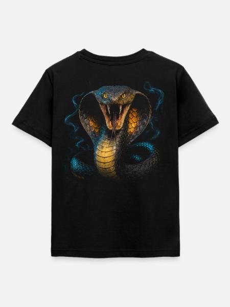 King Kobra - Kinder T-Shirt - Schwarz