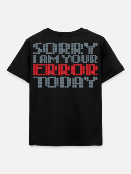 ERROR - Kinder T-Shirt - Schwarz