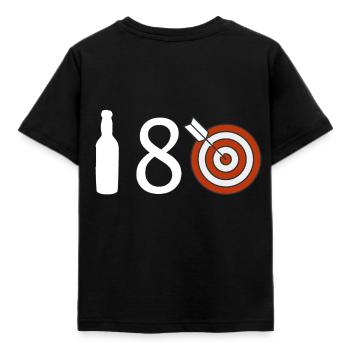 jeu de fléchettes - T-shirt Enfant - noir - Dos - AI Model Kid Female (0cm)