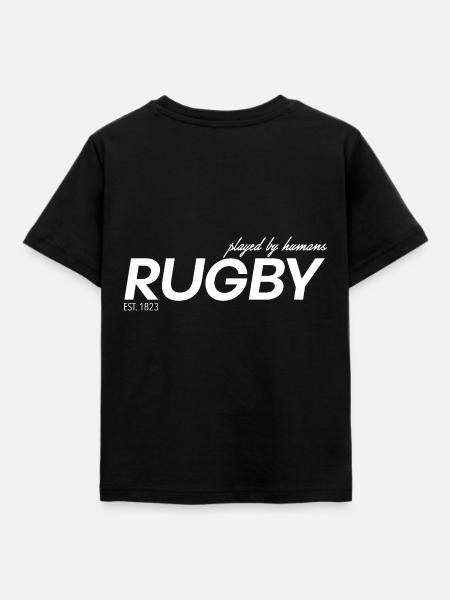 Rugby - Kinder T-Shirt - Schwarz