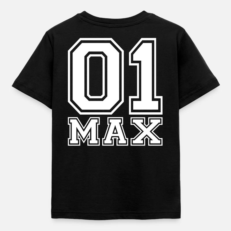 Max - Name - Kids' T-Shirt - black