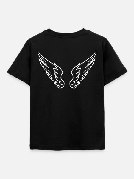 Ailes d’ange - T-shirt Enfant - noir