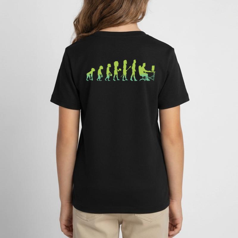 Evolution of Man – Computer Programmer Kids' T-Shirt