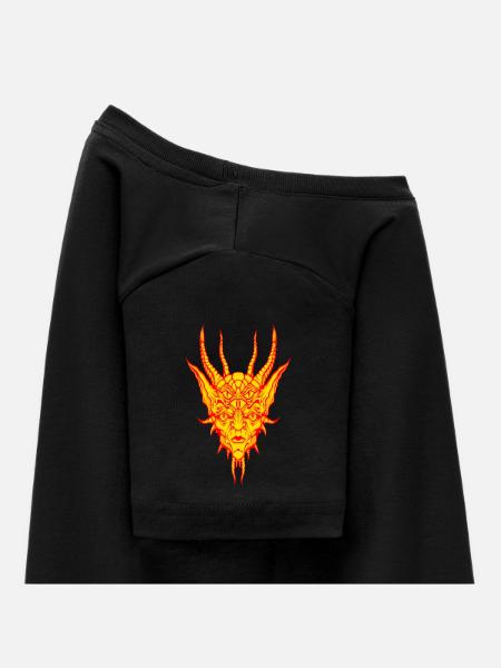 Fire Demon - Kids' T-Shirt - black