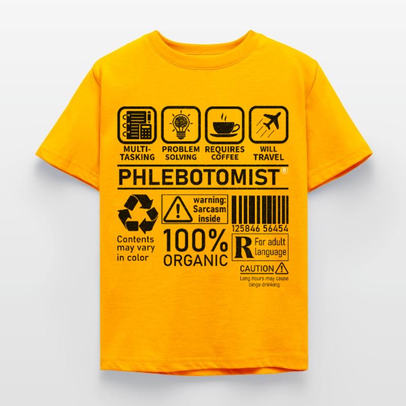 Phlebotomist multi tasking problem solving Kids' T-Shirt