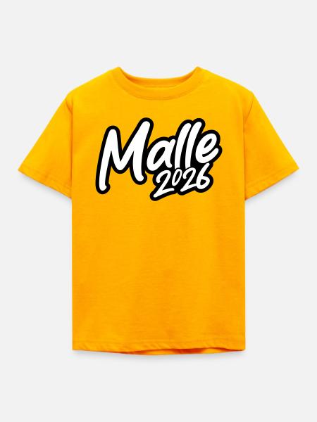 Malle 2026 - Kinder T-Shirt - Gold