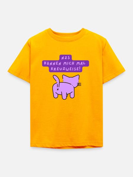 NZS können mich mal kreuzweise! - Kinder T-Shirt - Gold