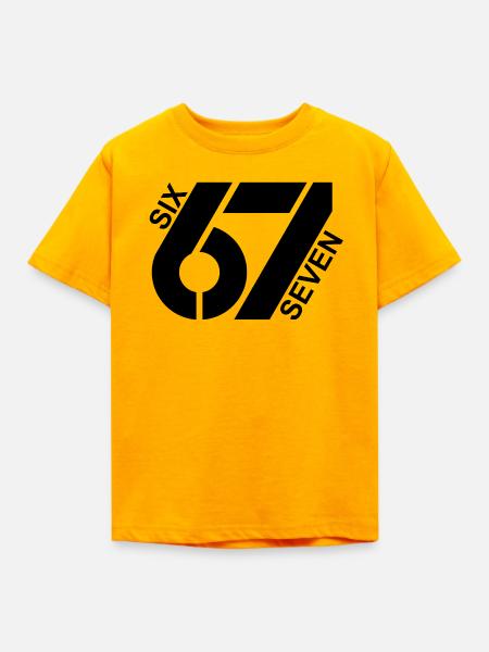 67 Six Seven - Kinder T-Shirt - Gold