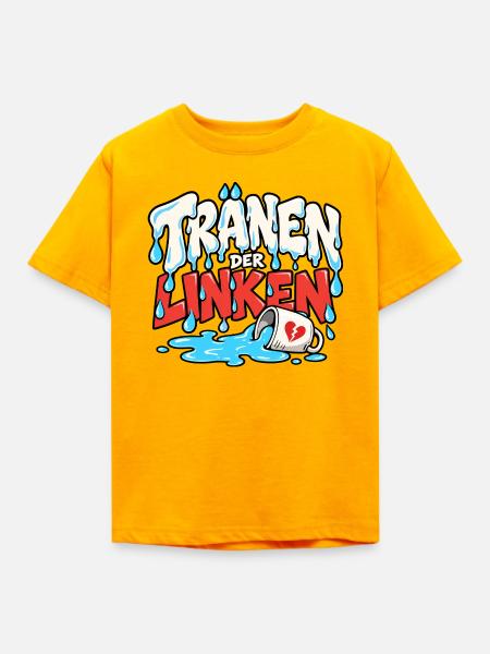 Tränen der Linken Linke Tränen - Kinder T-Shirt - Gold