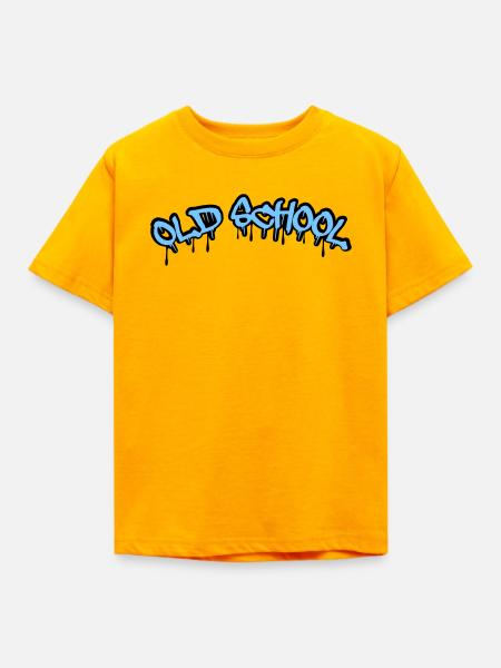 Old School Graffiti Stil - Kinder T-Shirt - Gold