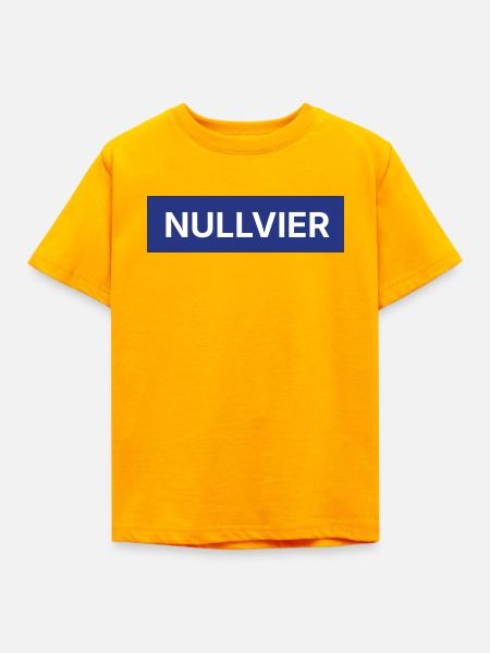 Nullvier Boxlogo - Kinder T-Shirt - Gold