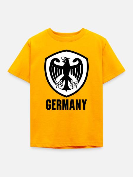Bundesadler Wappen Germany - Kinder T-Shirt - Gold