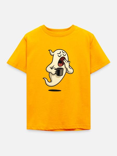 Müder Geist. - Kinder T-Shirt - Gold