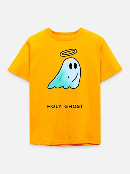 Haly Ghost: Sanfter Leuchtgeist - Kinder T-Shirt - Gold