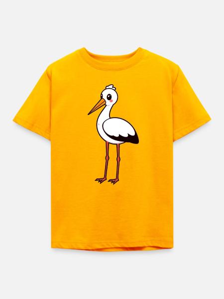 Storch - Kinder T-Shirt - Gold