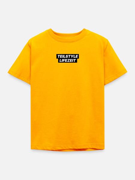 TEILSTYLE LIFEZEIT - Kinder T-Shirt - Gold
